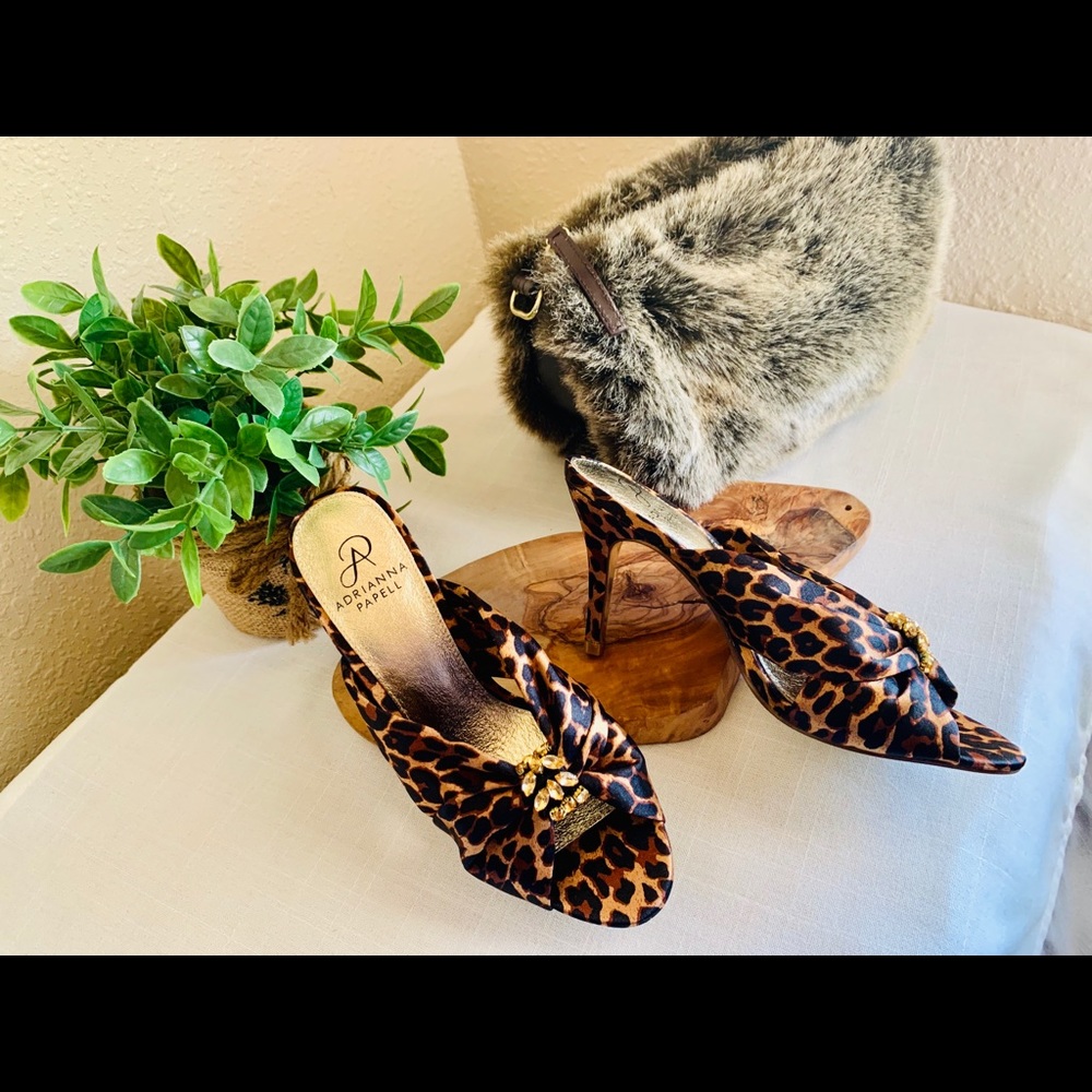 Animal print heels